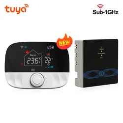 Tuya Smart Home WiFi Thermostat Wireless For Gas Boiler Water Heatig  Digital Battery Temperature Remote Controller Alexa Google