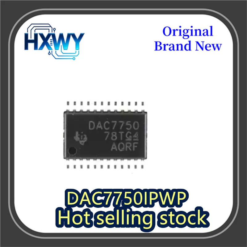 

(2/20 pieces) DAC7750IPWP DAC7750 HTSSOP-24 Data Acquisition Digital-to-Analog Converter Brand New Original