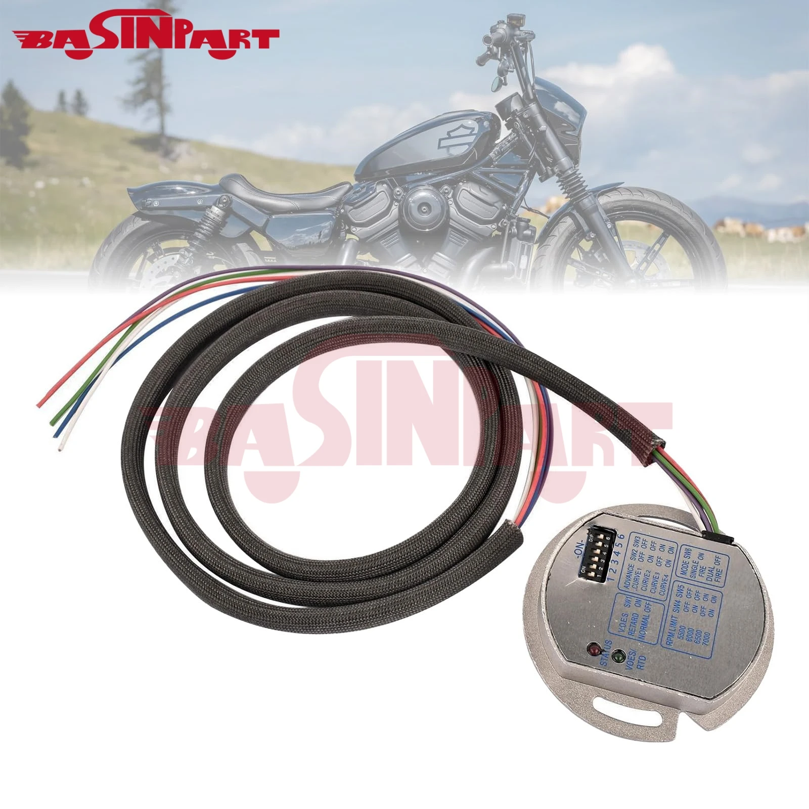 Basinpart Electronic Ignition Module 53 644 53644 For Harley davidson High Performance Motorcycle Engine Spare Replacement Parts