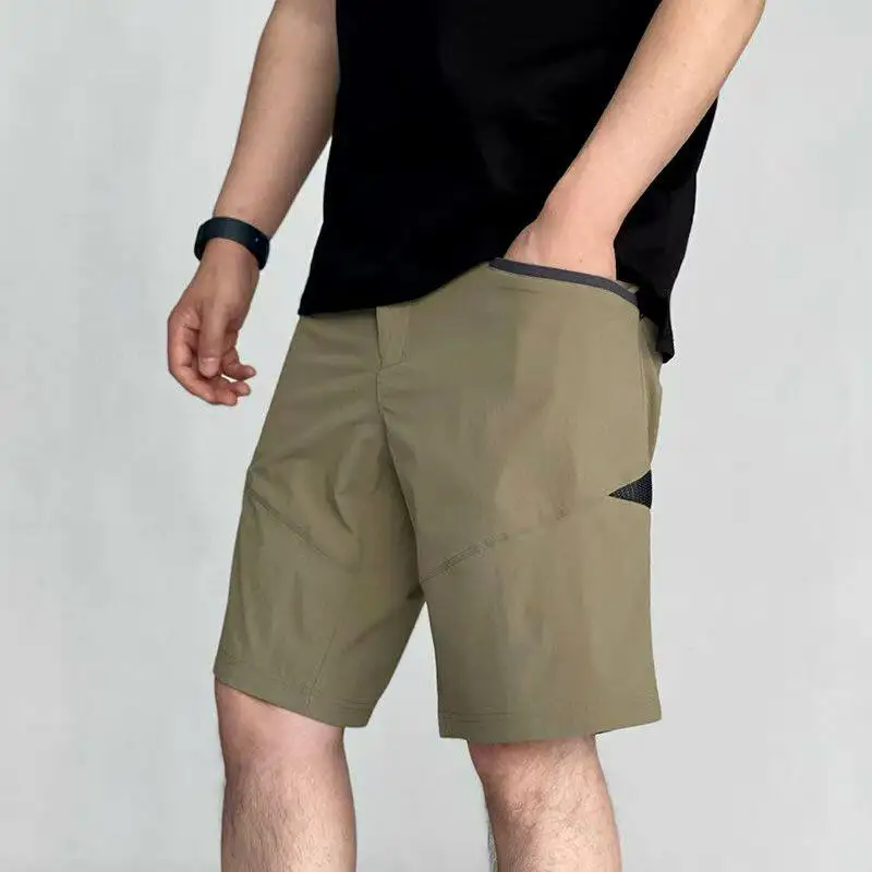 

Men's Outdoor Hiking Quick Dry Shorts, Thin Woven Breathable Water Repellent Casual Sports Short Pants