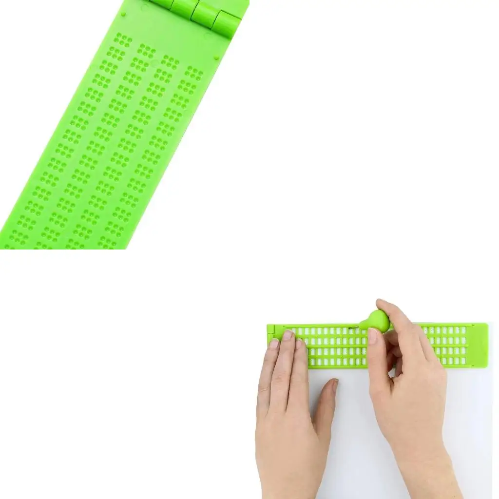 

4 Lines 28 Cells Braille Fingerboards, Braille Learning Tool