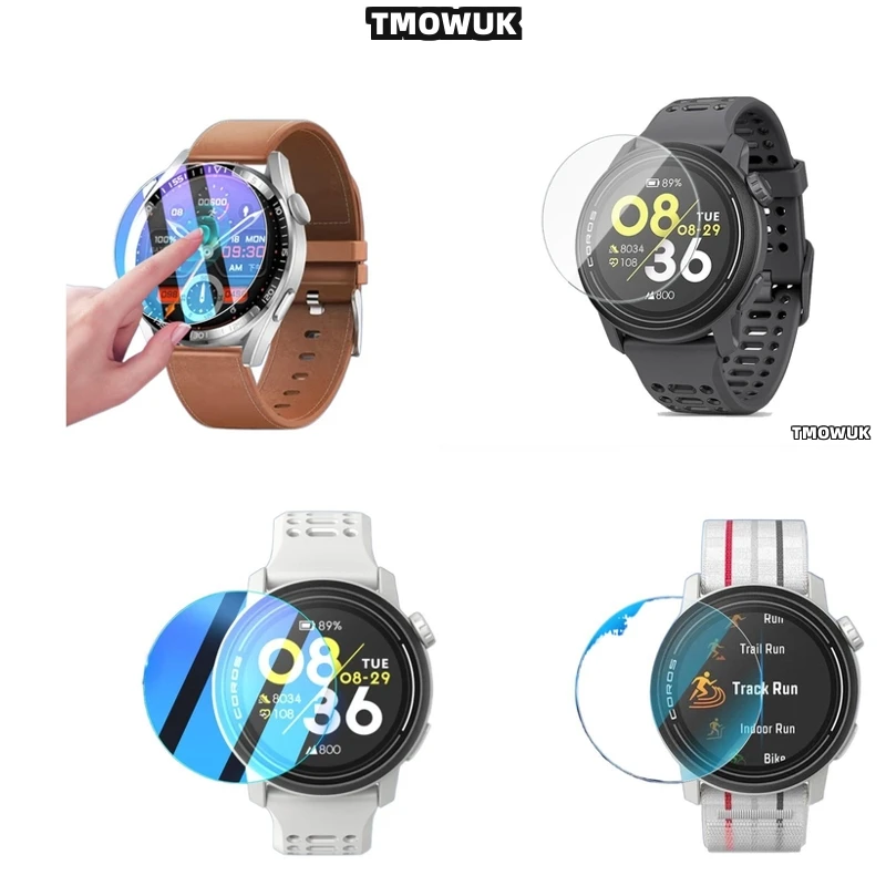 

For Coros PACE 2 3 42 46 MM APEX 2 Pro VERTIX 2 2S - 9H Hardness Anti-Scratch Tempered Glass Screen Protector For Trusted Smart