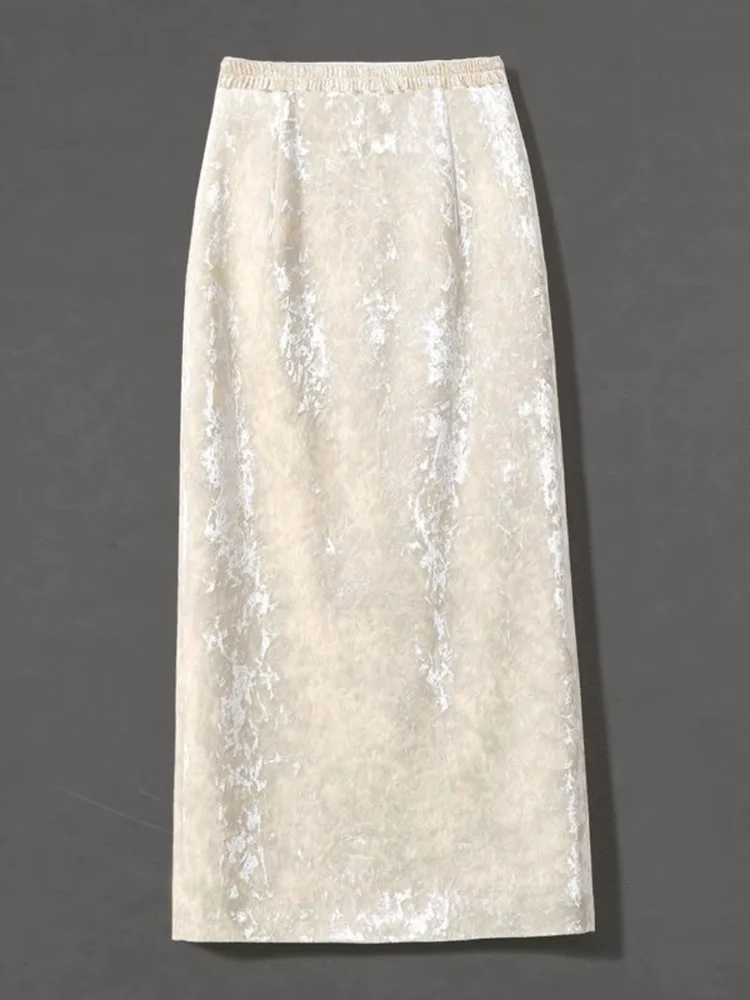 

High Waist Slim Fit Suit Sle Skirt Women's Autumn Winter New mid Length a Line Skirt Korean Sle Commute Faion