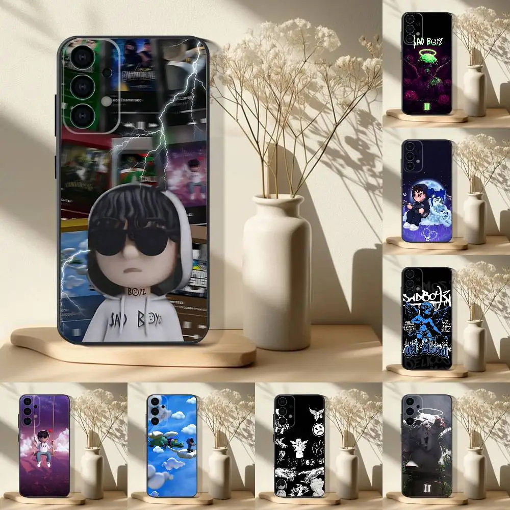 حافظة هاتف Junior H $AD BOYZ 4 LIFE لهاتف سامسونج S 25,24,23,22,30,21,10,9,Ultra,Plus,Lite,FE,4,5G حافظة ناعمة سوداء