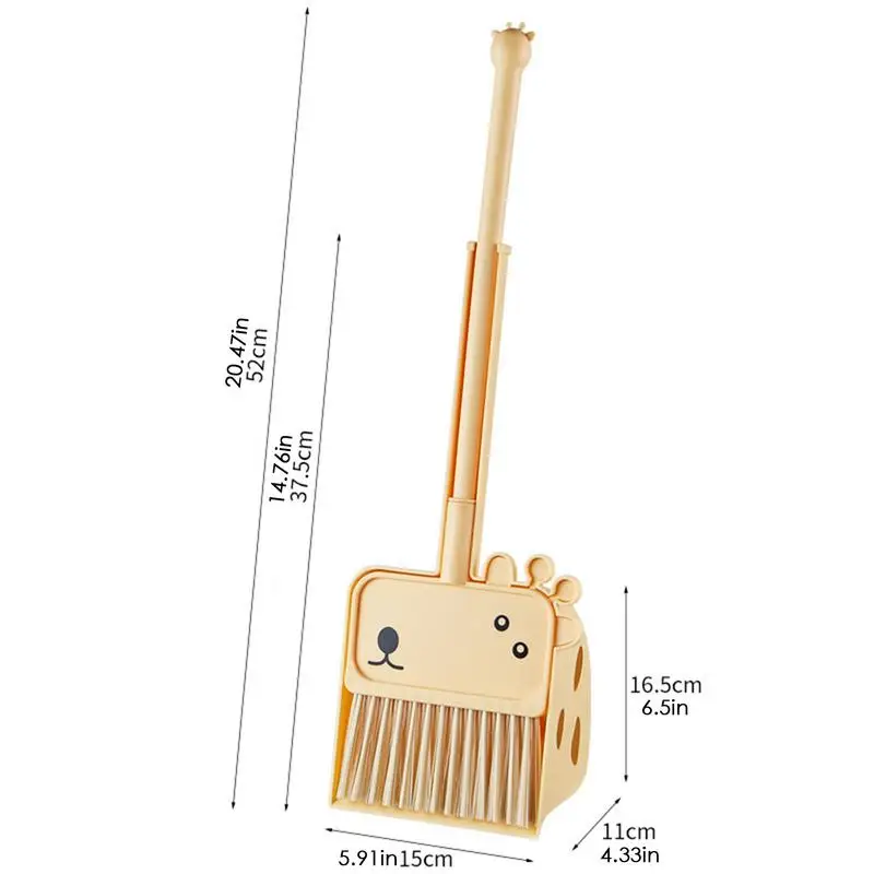 Kinderbezemset Reinigingsspeelgoed Bezem voor kinderen Kinderen Reinigingsbezem Stofferset Reinigingsset voor kinderen Grappige huishoudelijke speelset