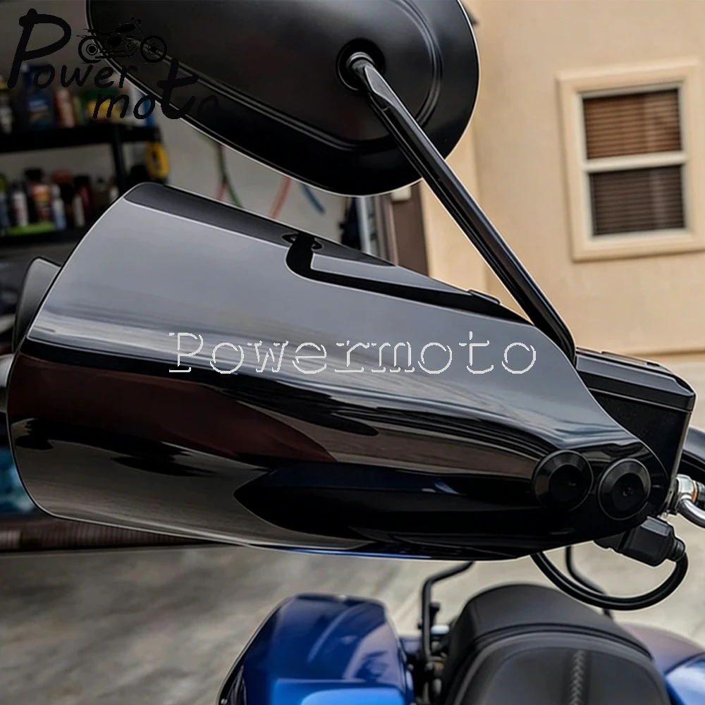 ل سبورتستر مخصص 883C 1200C Hugger 883 Sport 1200S 1996-2003 1 زوج دراجة نارية اليد الرياح منحرف غطاء نادي نمط Handgaurds #6