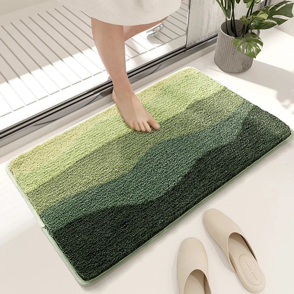 Abstract Art Bath Mat Bathroom Decoration Carpet High-quality Microfiber Bathroom Non-slip Mat Absorbent Quick-drying Foot Mat