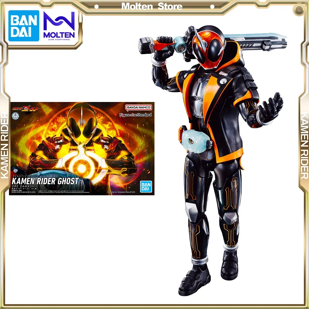 

Bandai Оригинальная фигурка-высокий стандарт Masker Kamen Rider Ghost (Ore Damashii Ver.) Аниме Action набор для сборки фигурки, модель Assembly