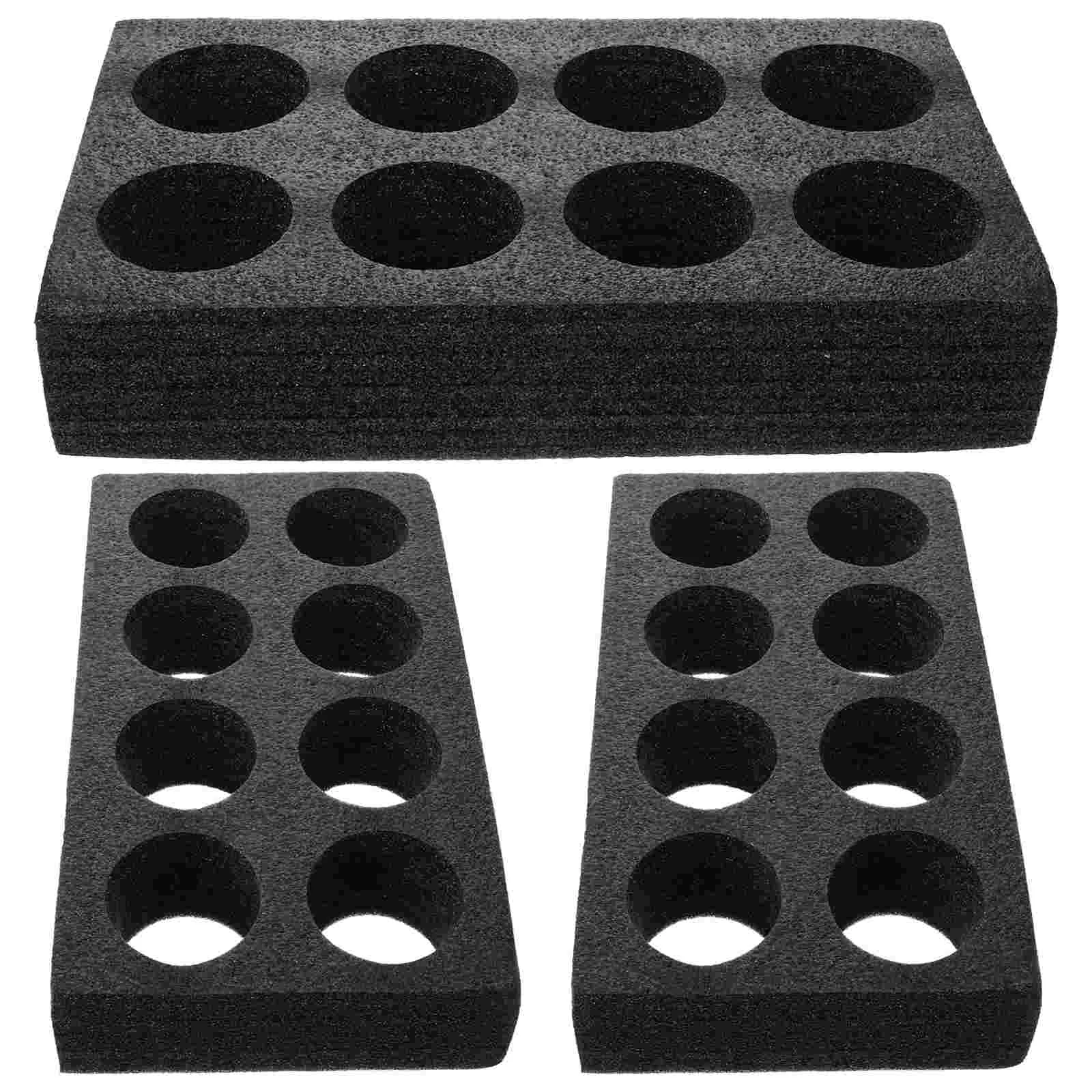 3 Pcs Cup Holder Easy Takeout 8-Cup Tray Coffee Carrier Accessories Drink Packing Pearl Tea Drinks Foam