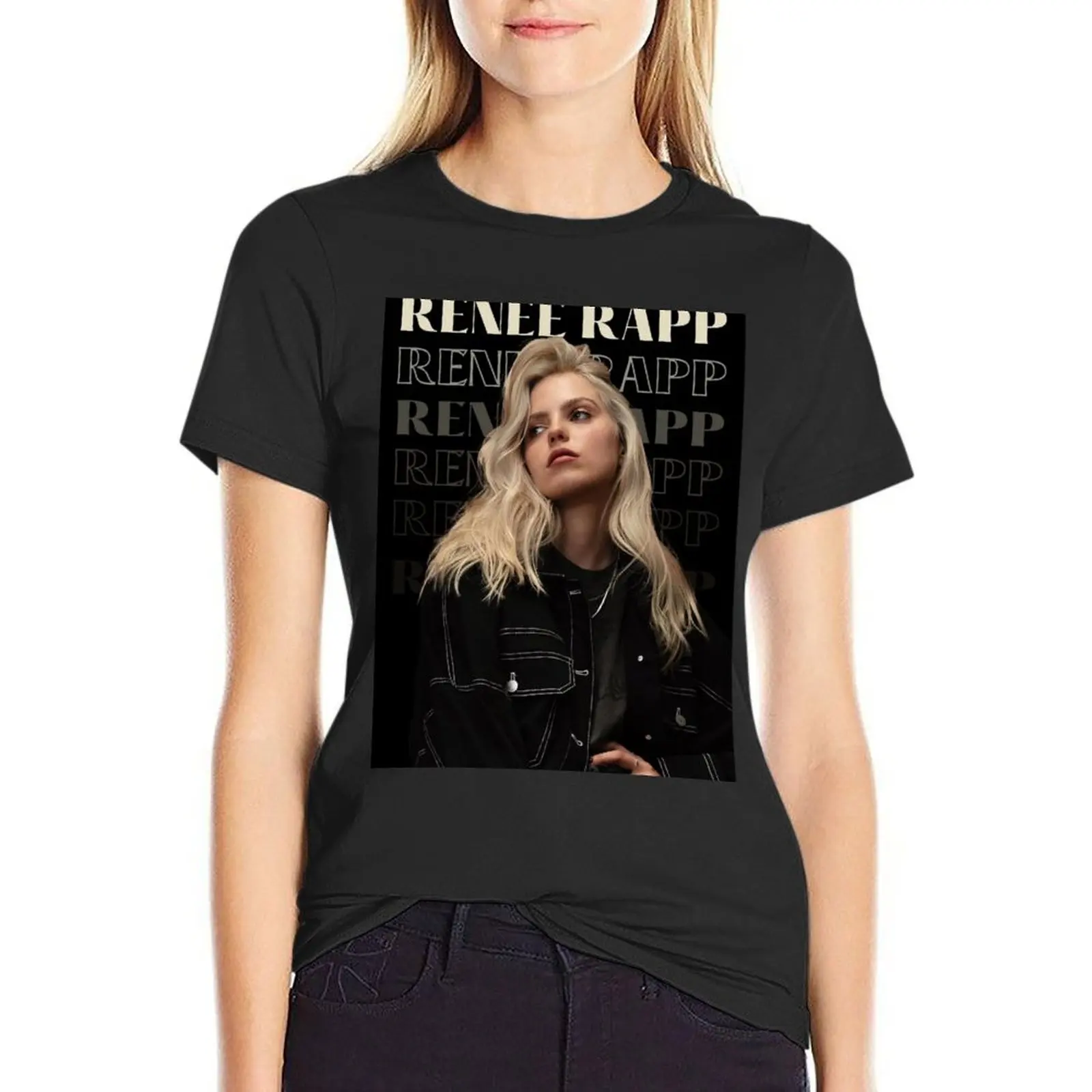 

Renee Rapp T-Shirt Blouse sweat female plus sizes T-shirt Women