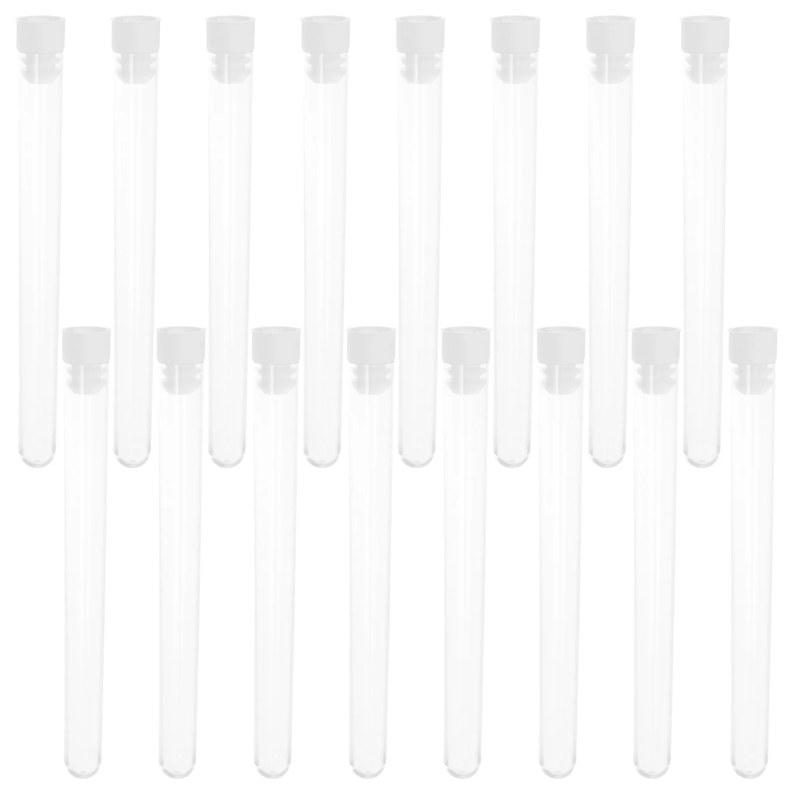 

50 Pcs Tampon Storage Bottle Brush Vial Bath Salt Tube Transparent Bead Clear Mini Powder Jars Message Travel