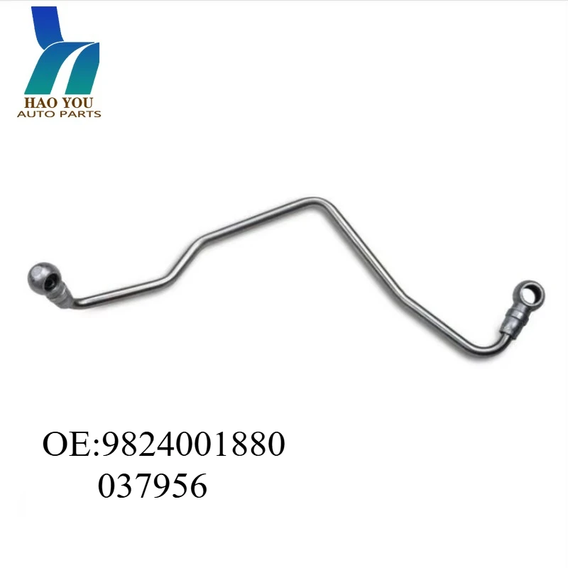 9824001880 1.6T Turbos Charger Oil Return Hose for Citroen C4 C5 C6 Peugeot 408 308 3008 4008 5008 037956