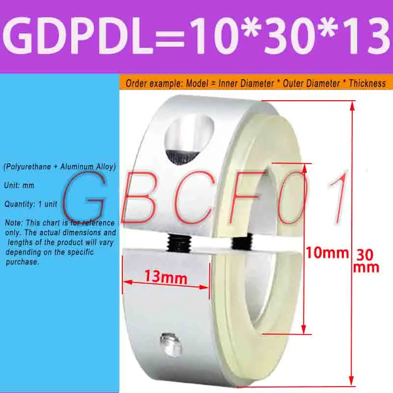 Split collar Limit Shaft Retaining Ring Position Aluminum Alloy Surface Anodizing Treatment Stop Shaft Collar dai 3 to 100