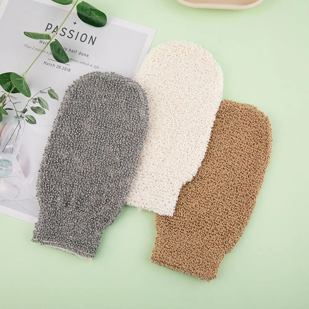 1/2/3pcs Peeling Exfoliating Gloves Shower Body Brush Fingers Bath Towel Peeling Mitt Body Scrub Gloves Bath Spa Foam Shower