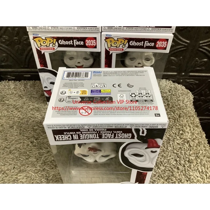 Funko Pop Scream Ghost Face Tongue in Cheek #2035 Official Vinyl Figure Collectible Ornament, Comes with Protector for Display - view 3