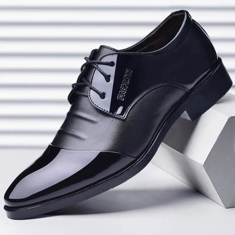 

Business Casual Leather Shoes Large Size 47 48 Oxford Style Derbys for Men Comfortable Breathable Tassel Closure Rubber Sole