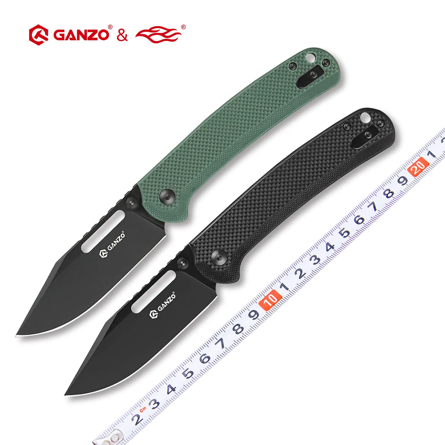 

Ganzo FBKNIFE G768PT D2+PVD titanium coating blade G10 Handle Folding knife Survival tool Pocket Knife tactical outdoor tool