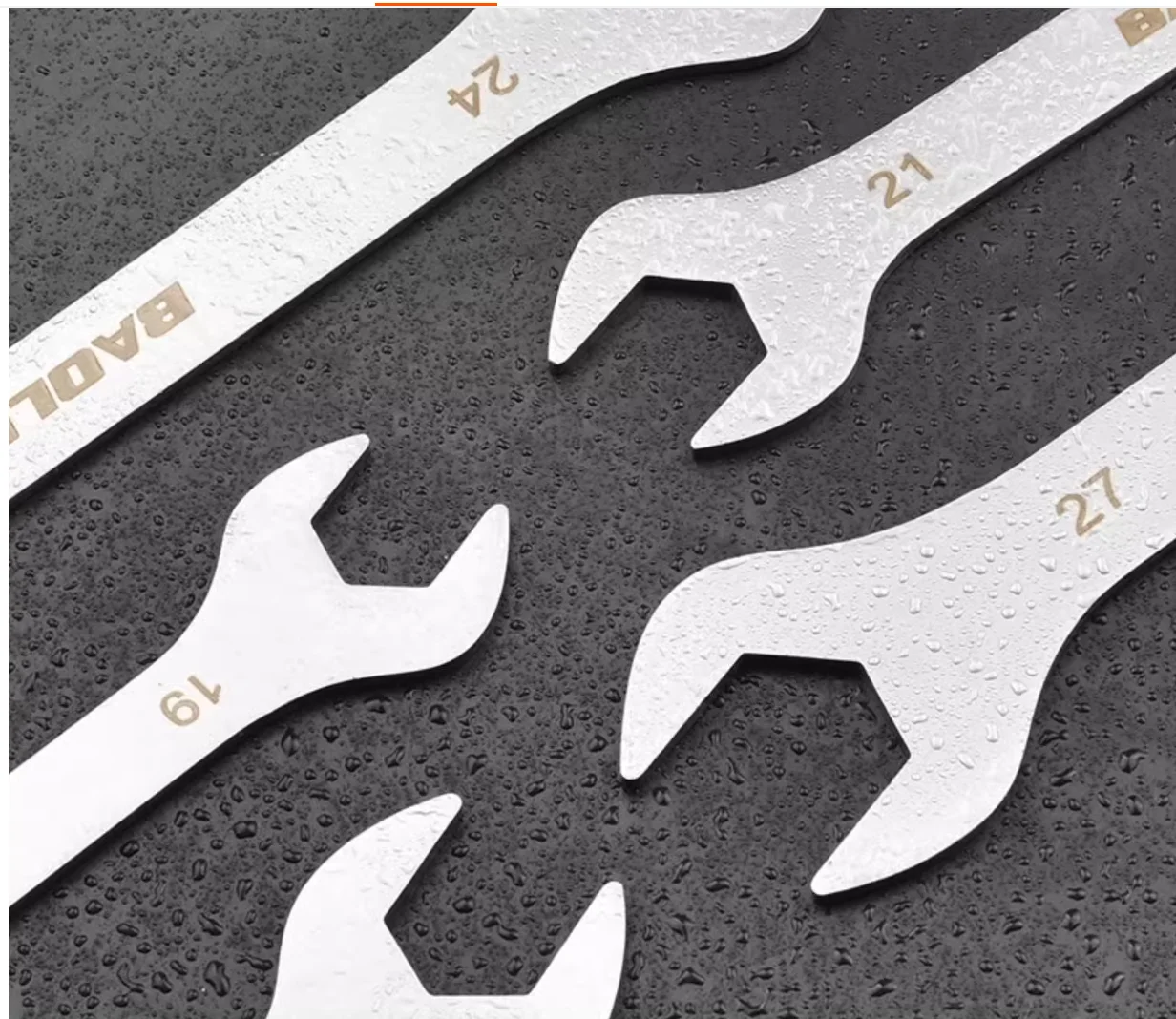 Ultra thin dual-purpose wrench Quick stainless steel plum opening wrench, maintenance tool, dumb wrench