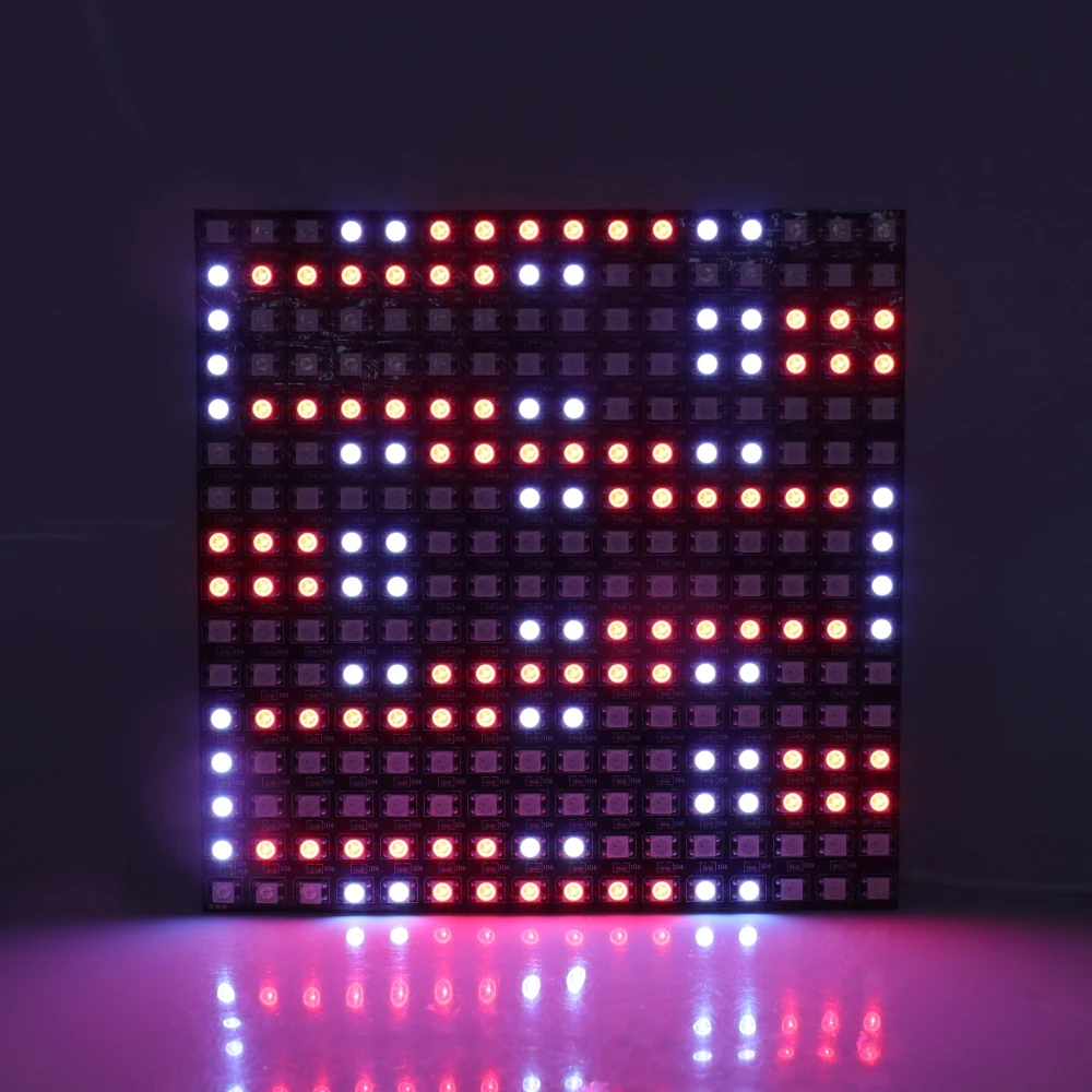 

WS2812B LED Pixel Art Programmable LED Display Board RGB Full Color HD Pixel Display Panel LED Project Decoration