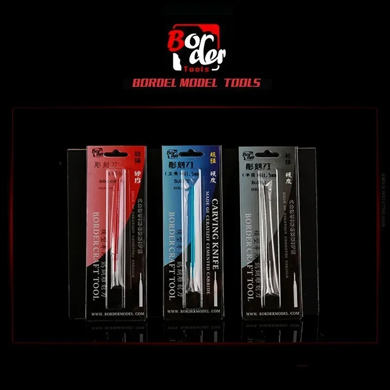 

Border BD0060/61/62 Tungsten Engraving Knife - Military Model Craft Carving Tool for Plastic Model Hobby DIY