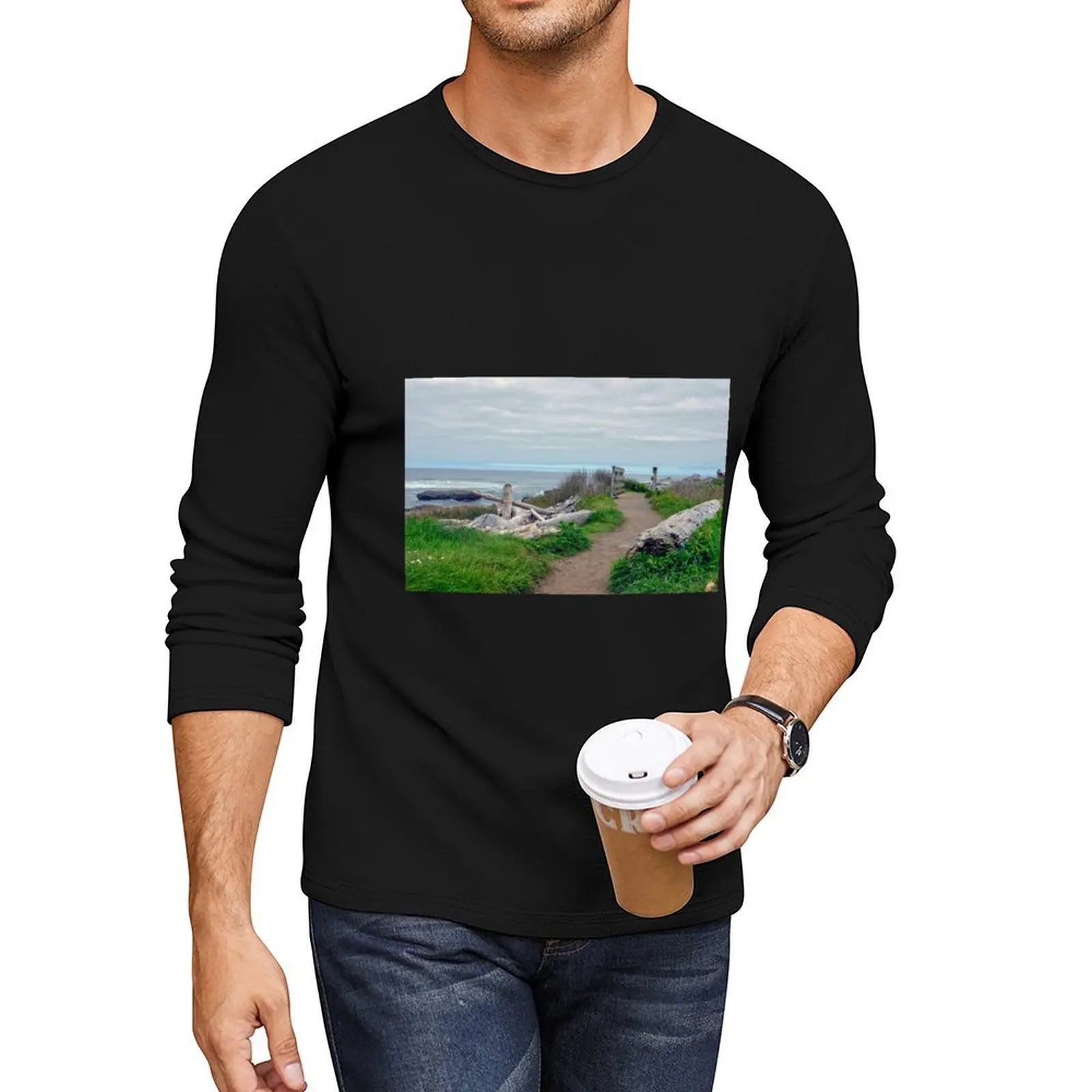

2018 Yachats - Walk The 804 Trail Long T-Shirt sweat shirts graphics t shirt customized t shirts custom t shirts mens clothes