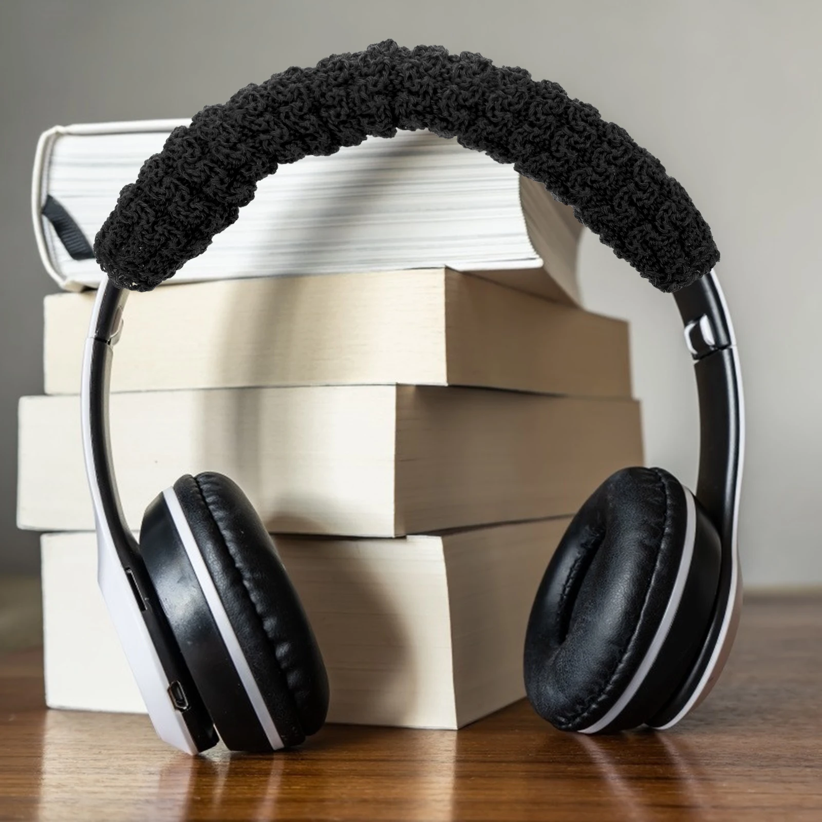 

Knitted Headphone Protective Cover Woolen Headset Protector Scratch Resistant Lightweight Warm Earphone Cushion Compatible For