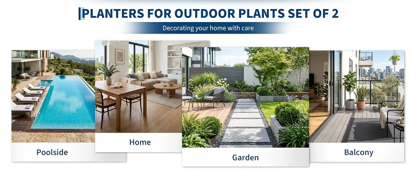 outdoor tall planter