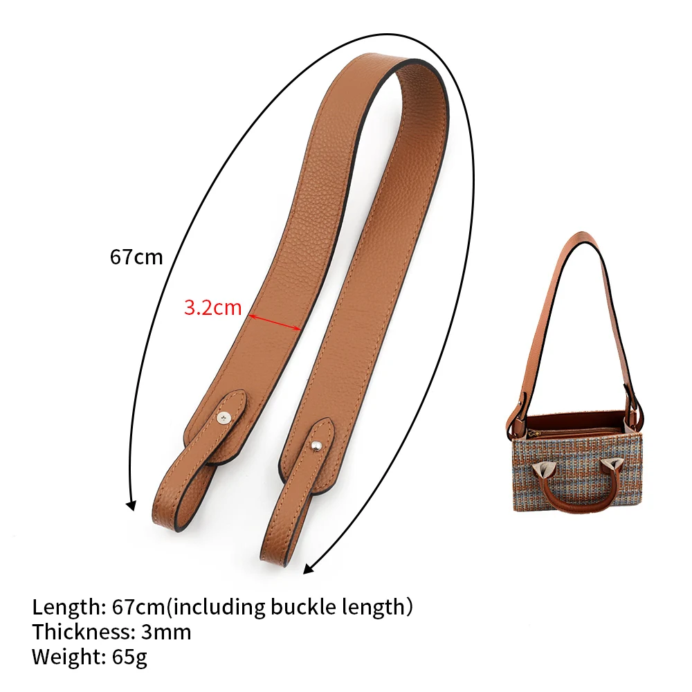 67CM 90CM Cowhide Shoulder Crossbody Strap Genuine Leather Bag Strap Women Handle Handbag Wide Belt Replacement Customized