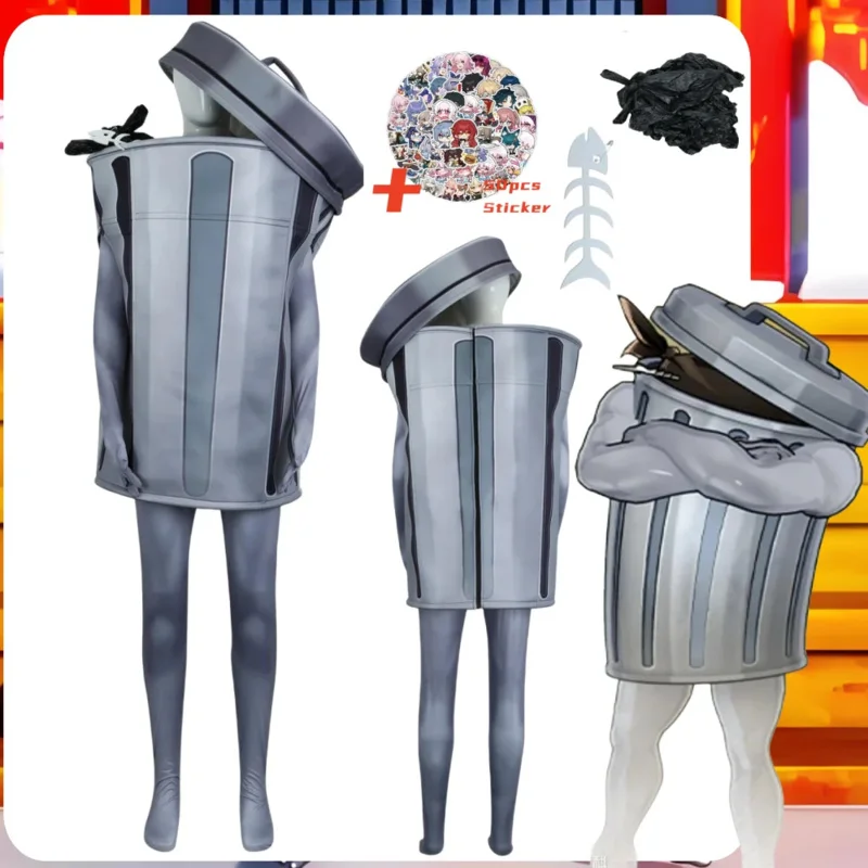 Honkai Star Rail Lordly Trashcan Cosplay Costume Women Man Outfit Honkai Lordly trash Can Stage Cos Anime Halloween Costumes