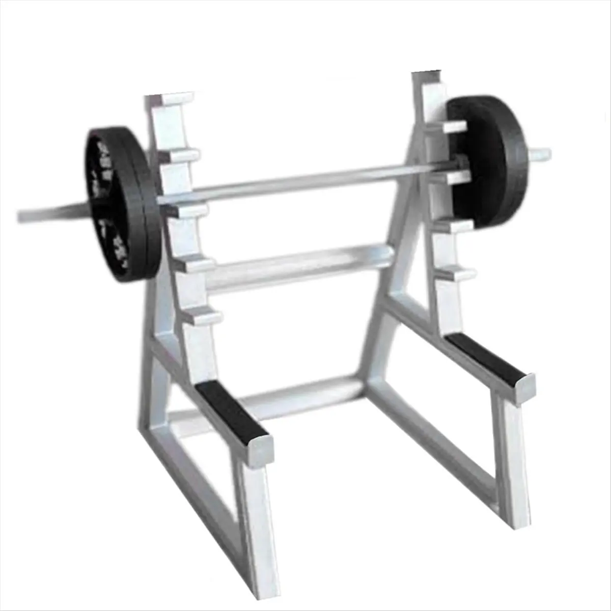 ABPP Squat Rack Pen Holder Fun for Funny Pen Holder for Men Desk Mini Pen Organizer (1 Bar with 4 Weight Plate)