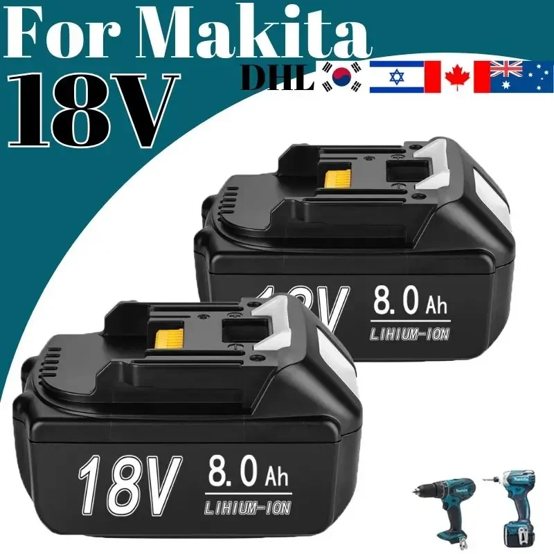 

For Makita 6Ah/9Ah/12.0Ah for Makita 18V Battery BL1830B BL1850B BL1850 BL1840 BL1860 BL1815 Replacement Lithium Battery