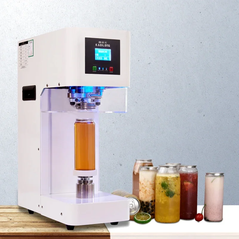Gold Seller New Automatic Drink Sealing Machine Commercial Canned Milk Special Can Sealing Machine Can Sealing Machine