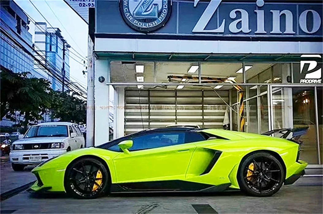 High-quality RZ Style True Carbon Fiber Evanta Multi Side Skirt Suitable for Lamborghini Aventador LP700 LP720 LP750SV Body Kit