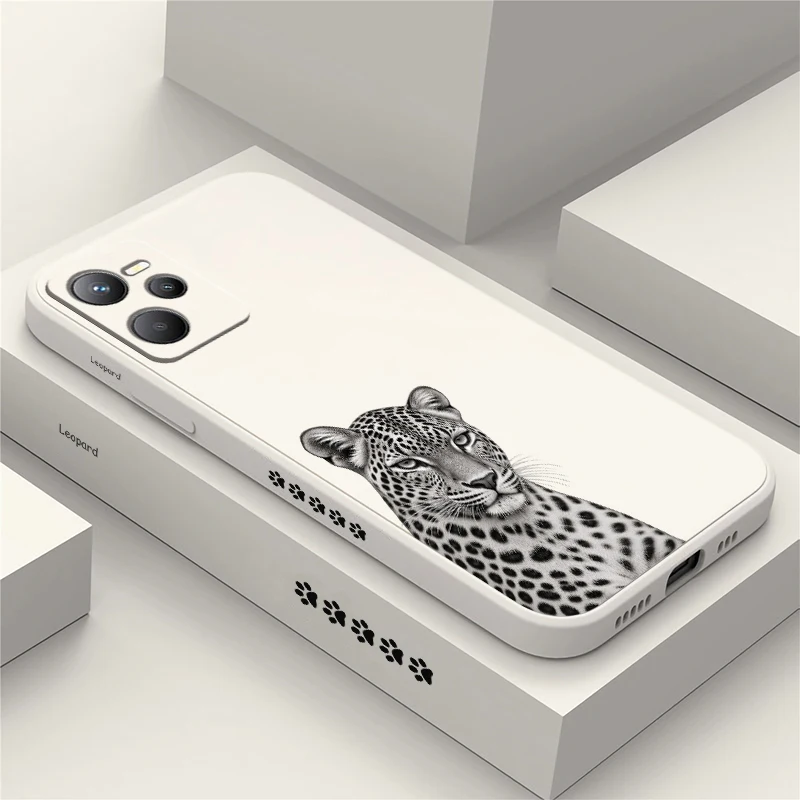 Cat Design Case For OPPO Realme C100i C85 Pro C75 C71 C67 C65 C63 C55 C53 C51S C35 C25Y C17 C11 Soft TPU Anti Scratch Cover Capa