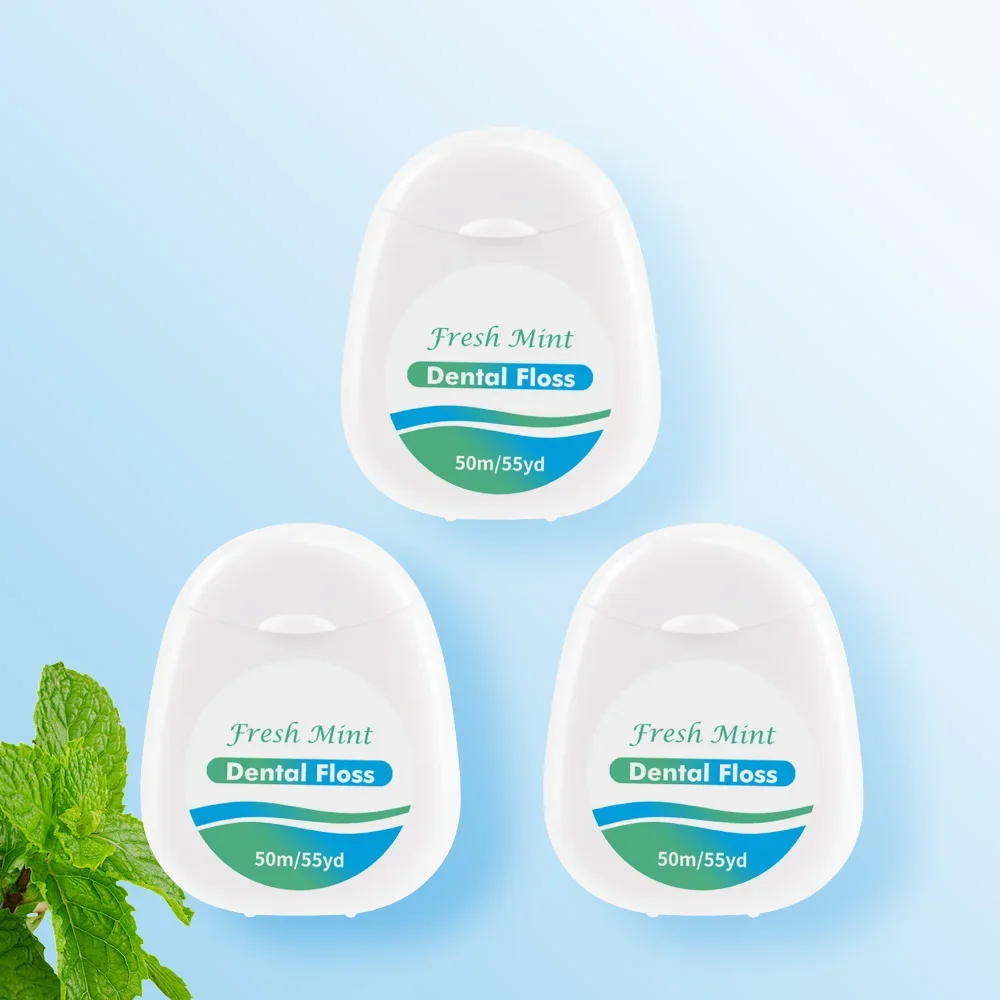 

3 коробки, мятная зубная нить в рулоне, бытовая зубная нить, отдельная упаковка, чистый зазор, тонкая одноразовая линия зубной нити