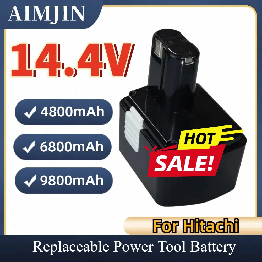 

14.4V 4800mAH 6800mAh 9800mAH for Hitachi Replaceable Power Tool Battery CJ14DL DH14DL EBL1430 BCL1430 BCL1415