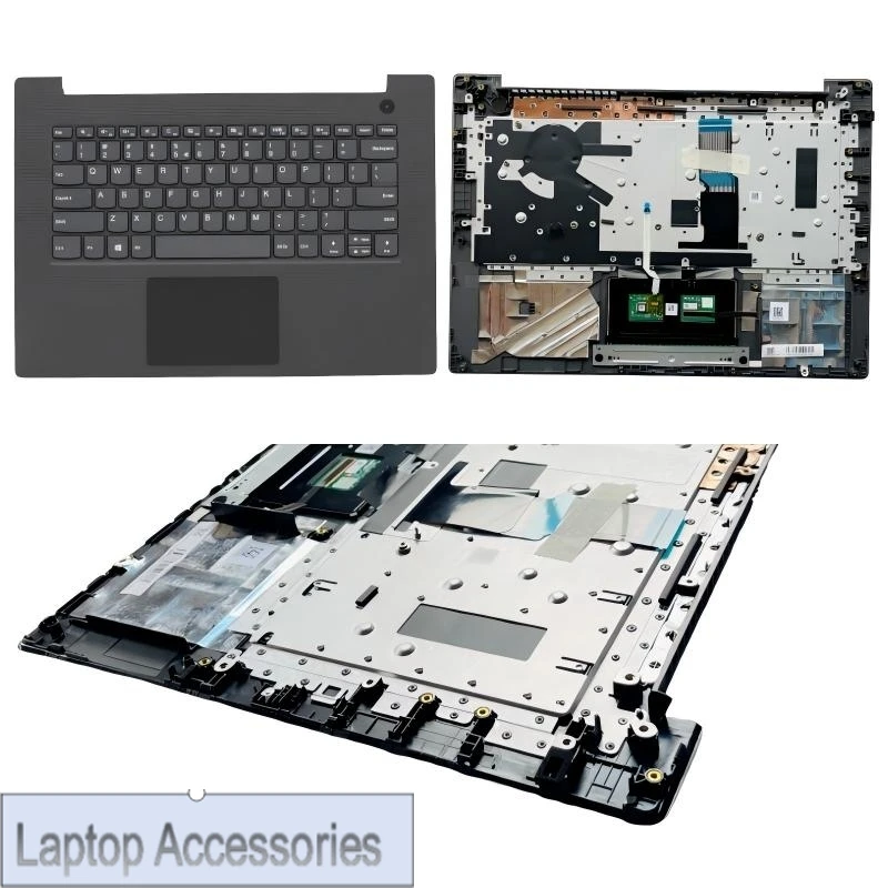 

US English Iron Gray Keyboard Upper Case Palmrest Shell Cover For Lenovo V130 14 14IKB 14IGM 5CB0R34918