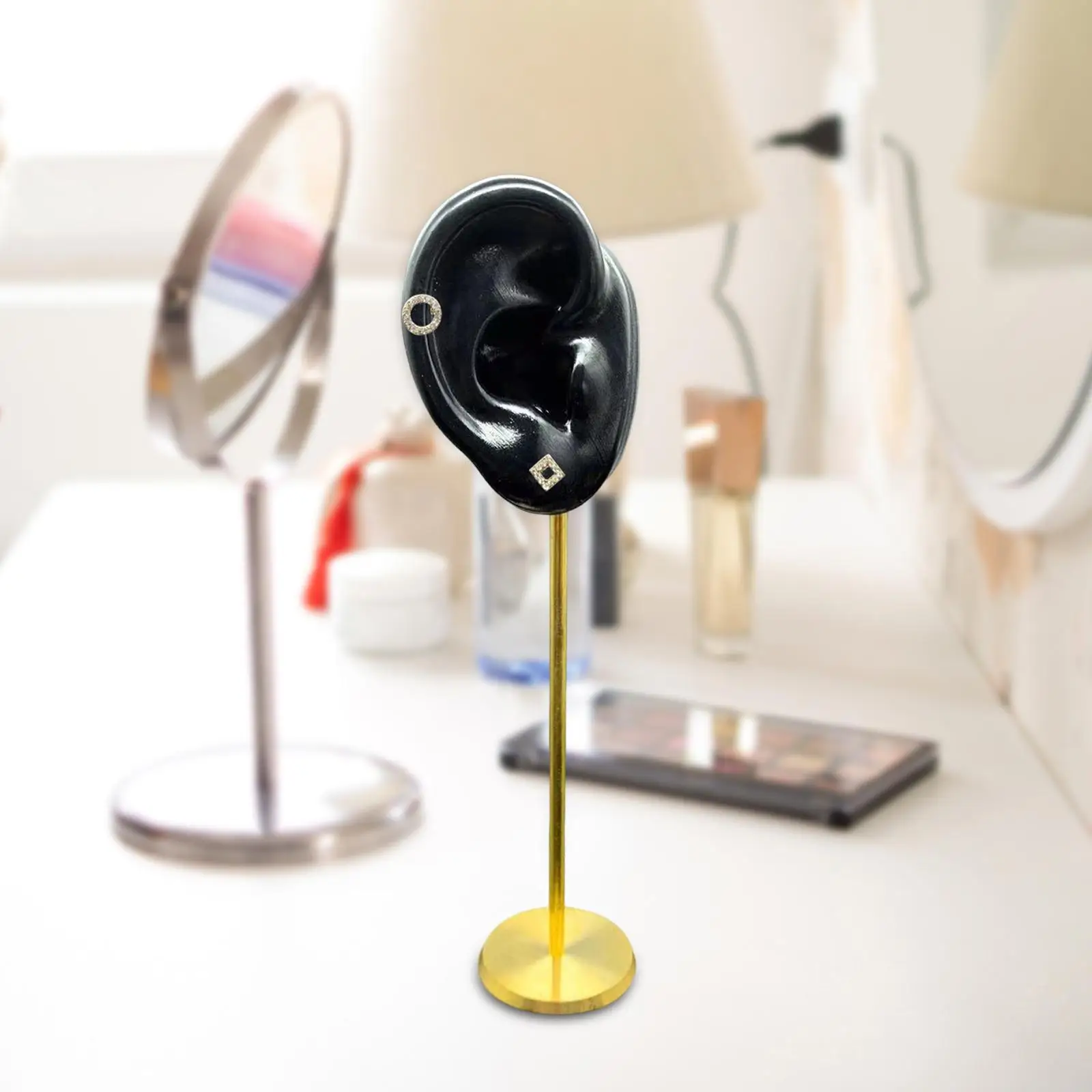 

Earring Display Stands Human Ear Model Stud Holder Jewelry Display Holder