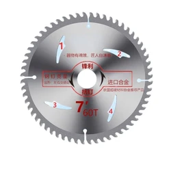 Alloy Woodworking Cutting Disc 4-Inch 40-Tooth Saw Blade 7-Inch CarpentrySaw Blades AngleGrinder Cutting Circular Saw Web 4-Inch