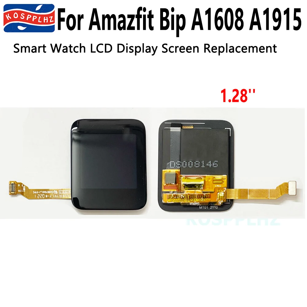 KOSPPLHZ 1,28 'для Amazfit Bip A1608 A1915 ЖК-экран сенсорный дигитайзер для Amazfit Bip спортивные часы ЖК-дисплей KOSPPLHZ 1,28 'для Amazfit Bip A1608 A1915 ЖК-экран сенсорный дигитайзер для Amazfit Bip спортивные часы ЖК-дисплей