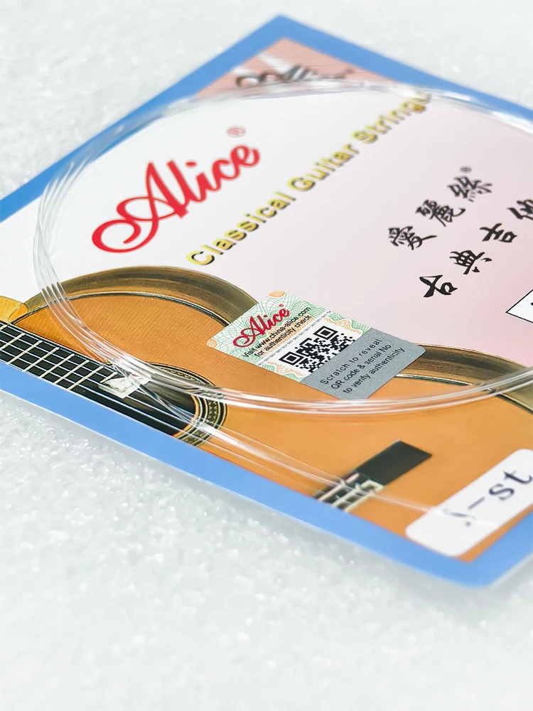 Alice A103 corde per chitarra classica nucleo in Nylon avvolgimenti in lega placcata argento rivestimento antiruggine accessori per chitarra 1 pezzo