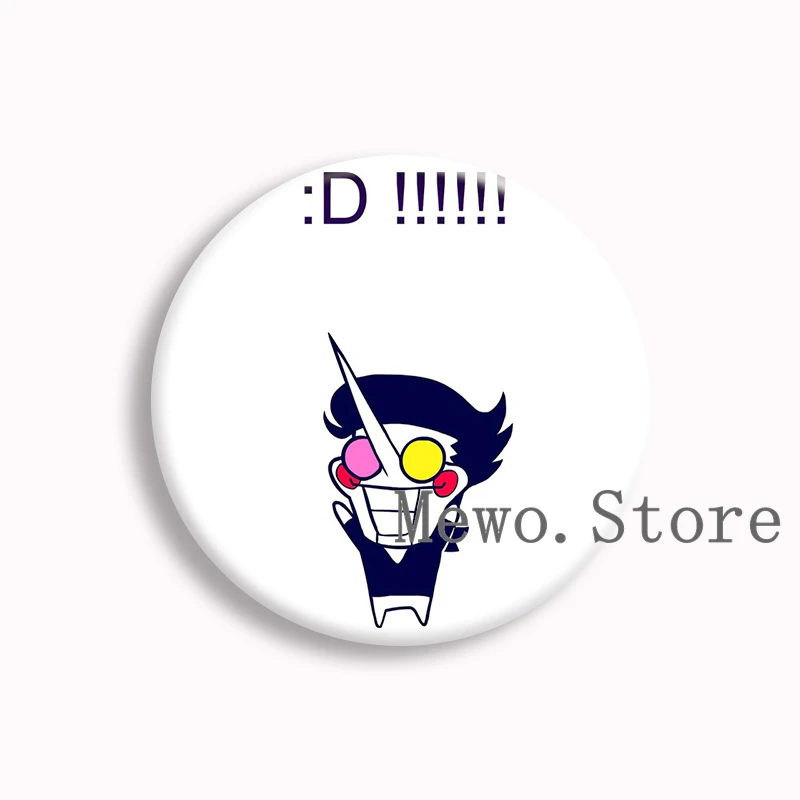 Popular Game Deltarune Spamton Tenna Baby Meme Soft Button Pin Bag Accessories Brooches Badge Fans Gifts Gamer Friends view 2
