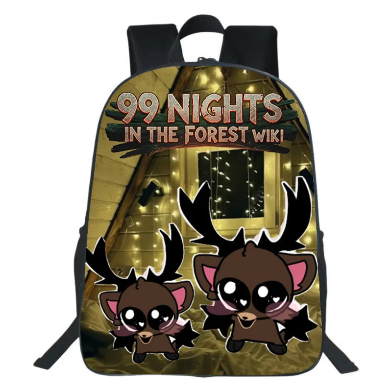 99 Nights In The Forest Deer Students Backpack 99 Nights Elementary And Middle School Students Schoolbag Cartoon Backpack