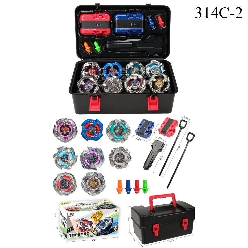 Combat Gyro Toolbox Set, A Variety of Gyro Pull Wire Transmitter Storage Gift Box Battle Toys
