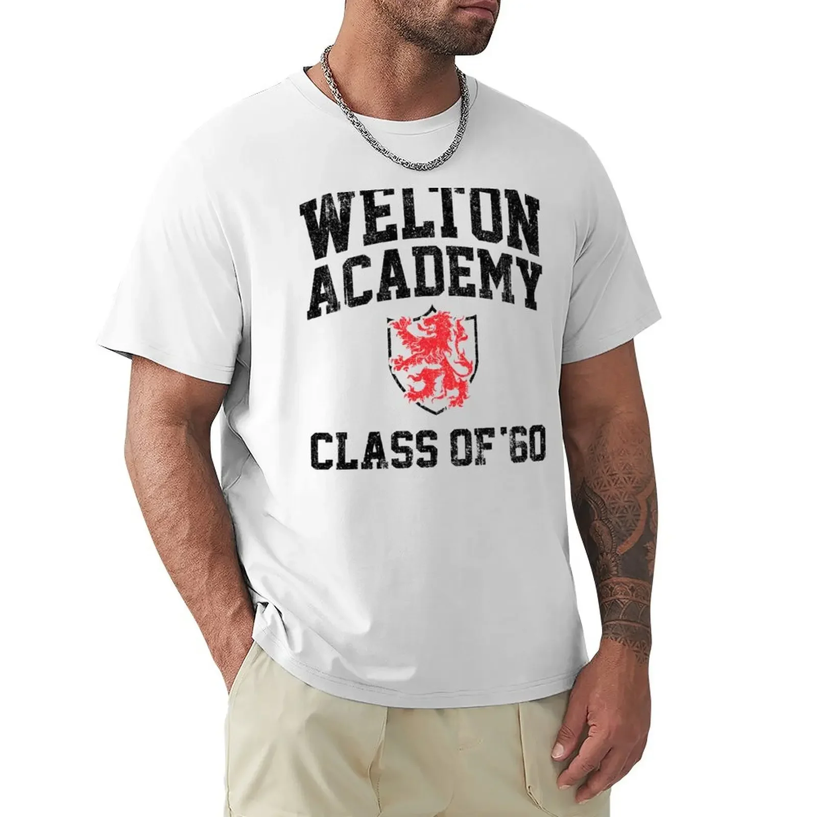 Welton Academy Class of 60 (Variant) T-Shirt aesthetic clothes summer top vintage anime shirt anime men t shirts high quality