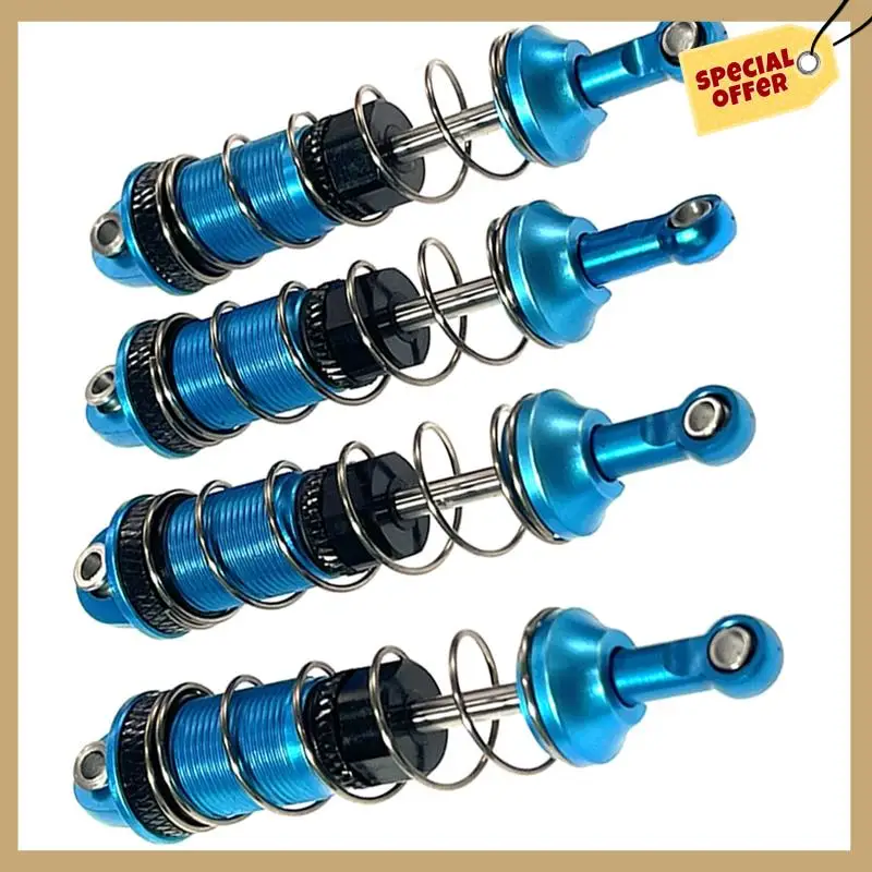 Стабильная производительность-4 шт. передний и задний масляный амортизатор из сплава для MJX 16207 16208 16209 16210 H16 H16BM 1/16, детали для обновления радиоуправляемого автомобиля