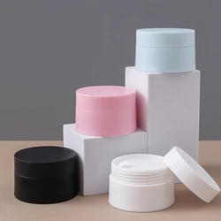 Colorful Empty Cream Jar Cosmetic Jar Makeup Container Round Refillable Bottle Plastic Box Travel Bottle Tool 5g/15g/20g/30g/50g
