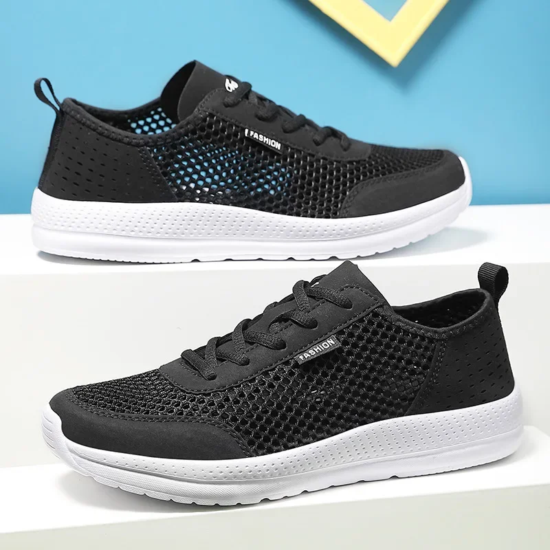 Summer New Mesh Breathable Men's Shoes Large Size Men's Running Casual Lightweight Sports Shoes Zapatillas De Deporte Mens Shoes