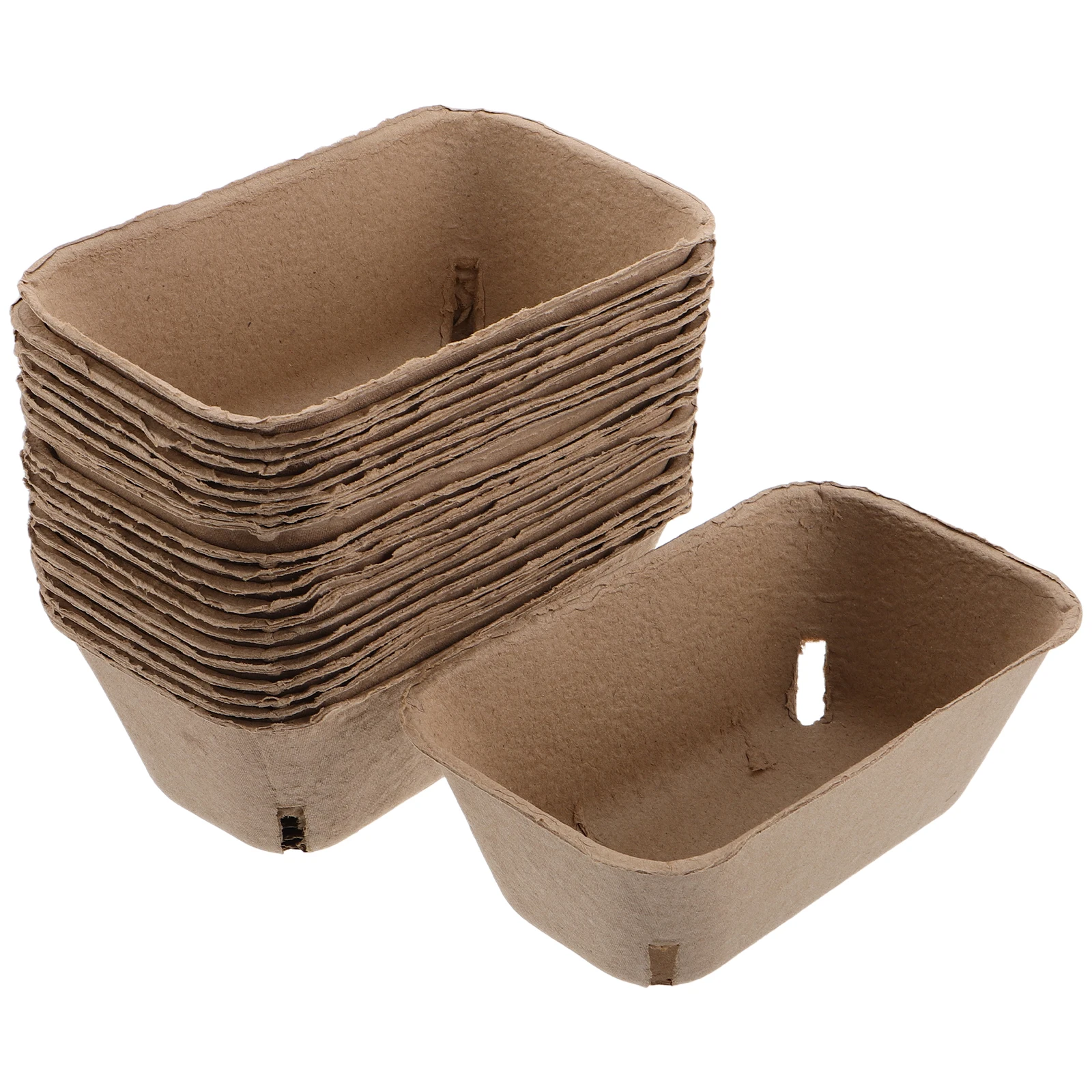 20pcs Strawberry Tray Fruit Basket Fresh Food Containers Preservation Carton Versatile Storage Construction Compact