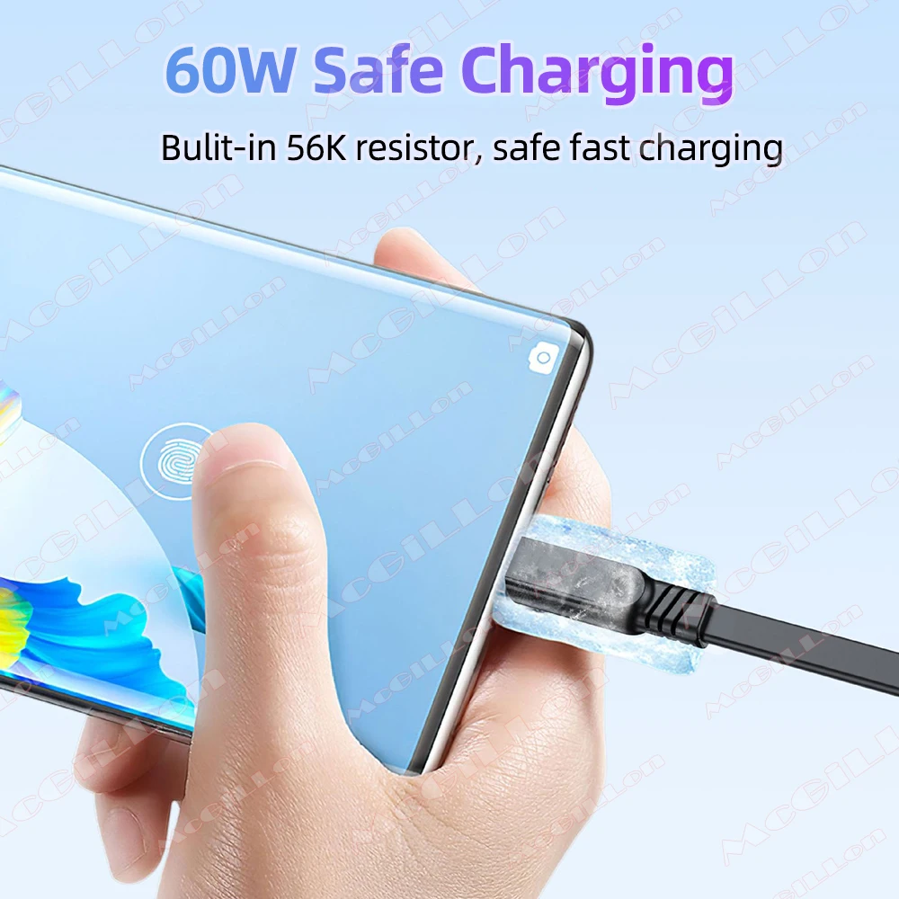 10 Gbit/s kurzes Kabel USB3.2 PD 60 W USB C auf C Kabelkonverter OTG-Aufladung USB A auf Typ C Tragbares Datenkabel für SSD Power Bank – Detail 6